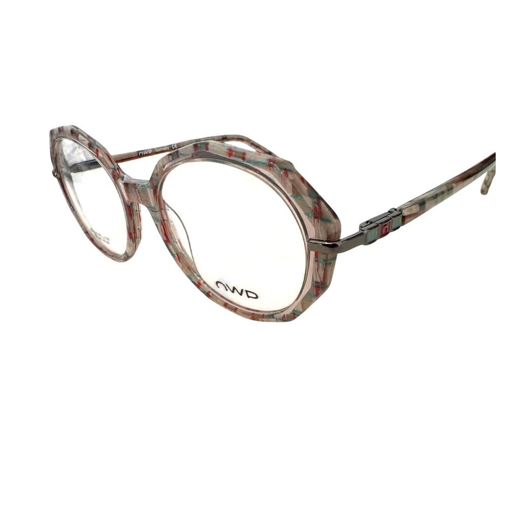 NEW OWP 2217 geometric round jewel tone eyeglasses